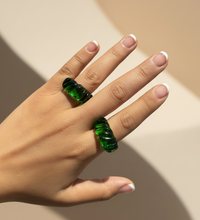 Anillos chunky energía líquida