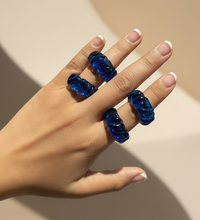 Anillos chunky energía líquida