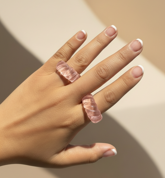 Anillos chunky energía líquida