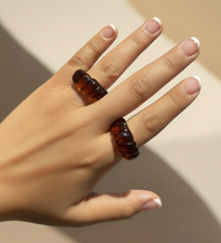 Anillos chunky energía líquida